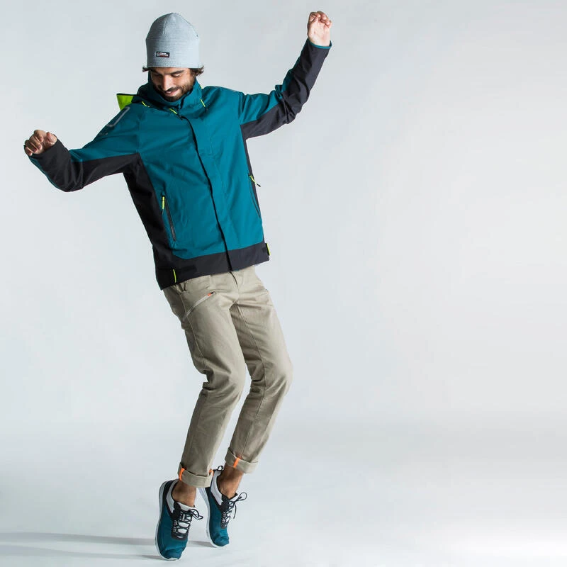 Tribord Blouson De Voile - Veste De Pluie Sailing 500 Homme Pétrole Jaune 7 Tribord Blouson De Voile - Veste De Pluie Sailing 500 Homme Pétrole Jaune – Image 5