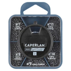 BOITE DE PLOMBS MOUS FENDUS N°7/8/9/10/11 POUR L'EQUILIBRAGE DE SA LIGNE MONTEE