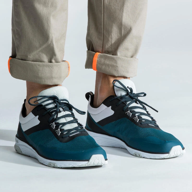 Tribord Chaussures Bateau Basket De Voile Race Homme Pétrole 4 Tribord Chaussures Bateau Basket De Voile Race Homme Pétrole - Image 2