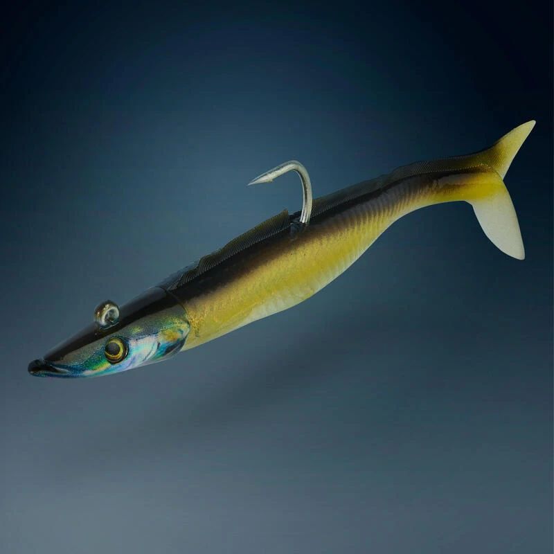 COMBO Leurres Souples Shad Lançon EELO 110 8gr AYU/BLEU 11 COMBO Leurres Souples Shad Lançon EELO 110 8gr AYU/BLEU – Image 9