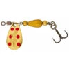 Cuiller Tournante Daiwa Silvercreek Spinner 4g (Gold/Red Dots) -Pêche Boutique cuiller tournante daiwa silvercreek spinner 4g goldred dots