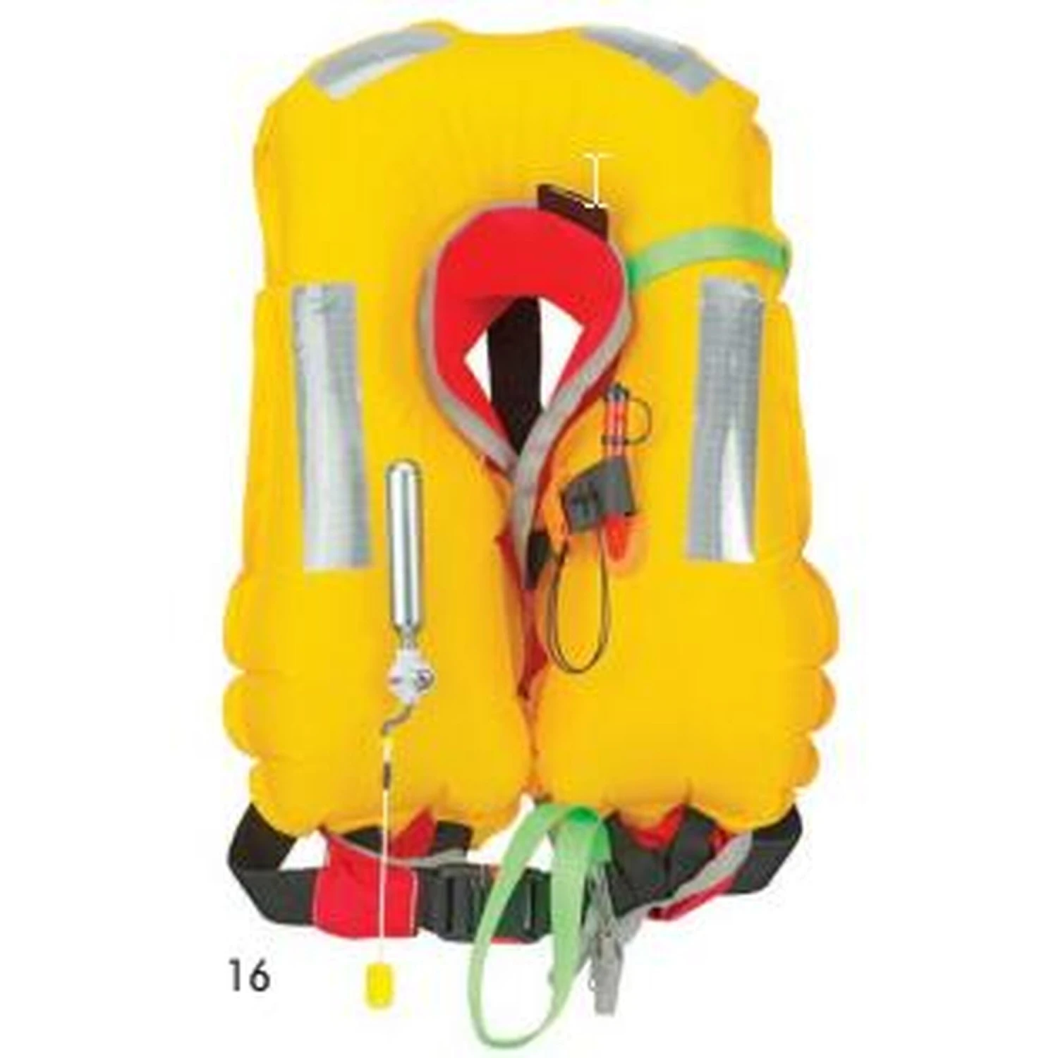 PLASTIMO Gilet De Sauvetage Manuel Pilot Adulte 165 Newtons - Noir 4 PLASTIMO Gilet De Sauvetage Manuel Pilot Adulte 165 Newtons - Noir - Image 2