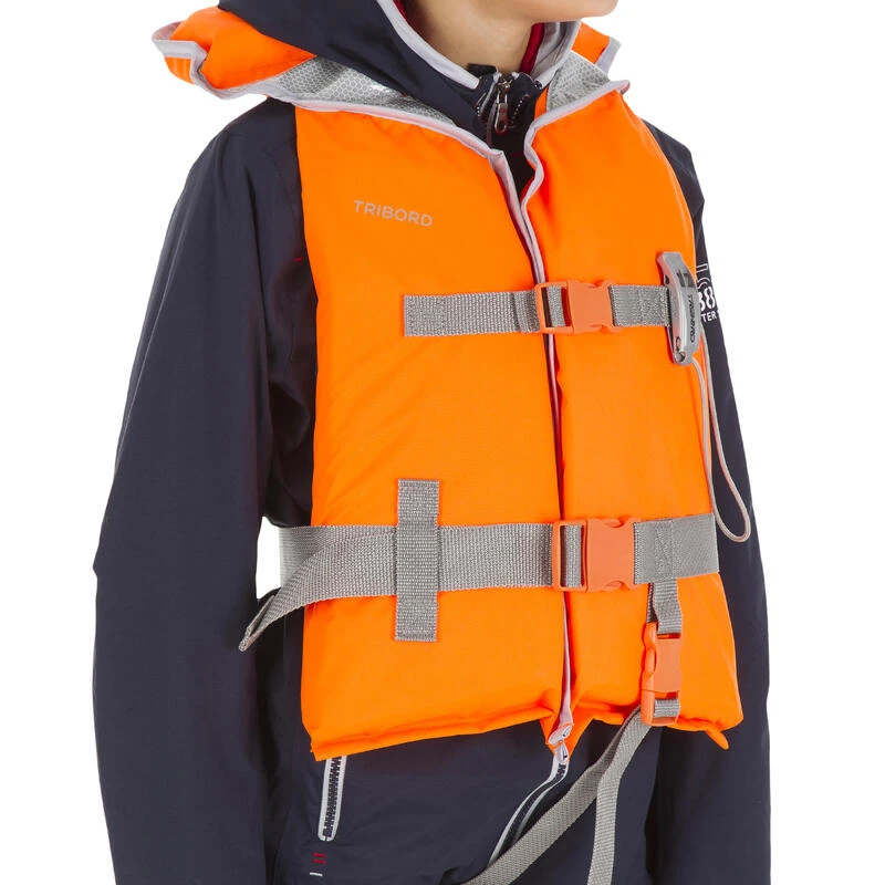 Tribord Gilet De Sauvetage Mousse Bateau Enfant LJ 100N Orange 4 Tribord Gilet De Sauvetage Mousse Bateau Enfant LJ 100N Orange - Image 2