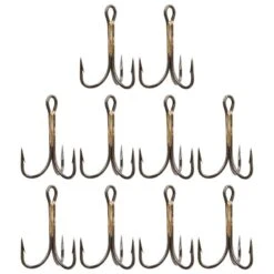 HAMEÇON TRIPLE PÊCHE HOOK TRIPLE BRONZE 6 HAMEÇON TRIPLE PÊCHE HOOK TRIPLE BRONZE -Pêche Boutique hamecon triple peche hook triple bronze 1