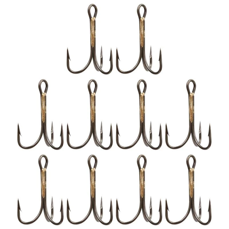 HAMEÇON TRIPLE PÊCHE HOOK TRIPLE BRONZE 4 HAMEÇON TRIPLE PÊCHE HOOK TRIPLE BRONZE - Image 2