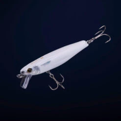Jerkbait MUJET 90 US BLANC Pêche Au Leurre En Mer -Pêche Boutique jerkbait mujet 90 us blanc peche au leurre en mer 1