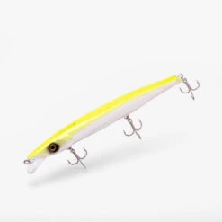 Jerkbait Pêche Au Leurre En Mer JERKUDA 170F Blanc Fluo -Pêche Boutique jerkbait peche au leurre en mer jerkuda 170f blanc fluo 1