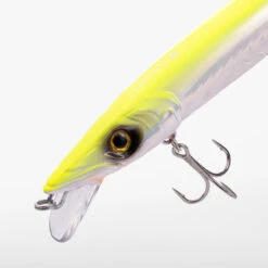 Jerkbait Pêche Au Leurre En Mer JERKUDA 170F Blanc Fluo -Pêche Boutique jerkbait peche au leurre en mer jerkuda 170f blanc fluo 2