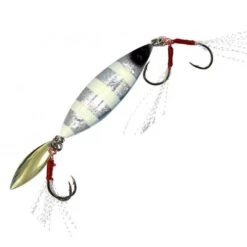 Jig Métallique Volkien Soul Micro Candy Blade 40g (Zebra Glow Silver)