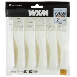 LEURRE SOUPLE FINESS AVEC ATTRACTANT WXM YUBARI FINSS 130 BLANC -Pêche Boutique leurre souple finess avec attractant wxm yubari finss 130 blanc 3