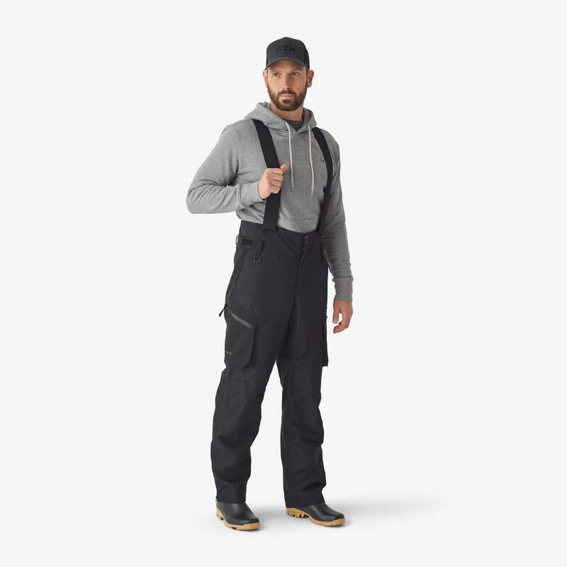 Pantalon De Pêche Imperméable Homme - FT 500 WPF Noir 3 Pantalon De Pêche Imperméable Homme - FT 500 WPF Noir