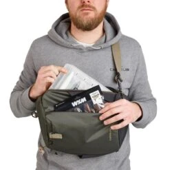 Sac à Bandoulière De Pêche 9L - Sling Bag 100 Kaki -Pêche Boutique sac a bandouliere de peche 9l sling bag 100 kaki 6