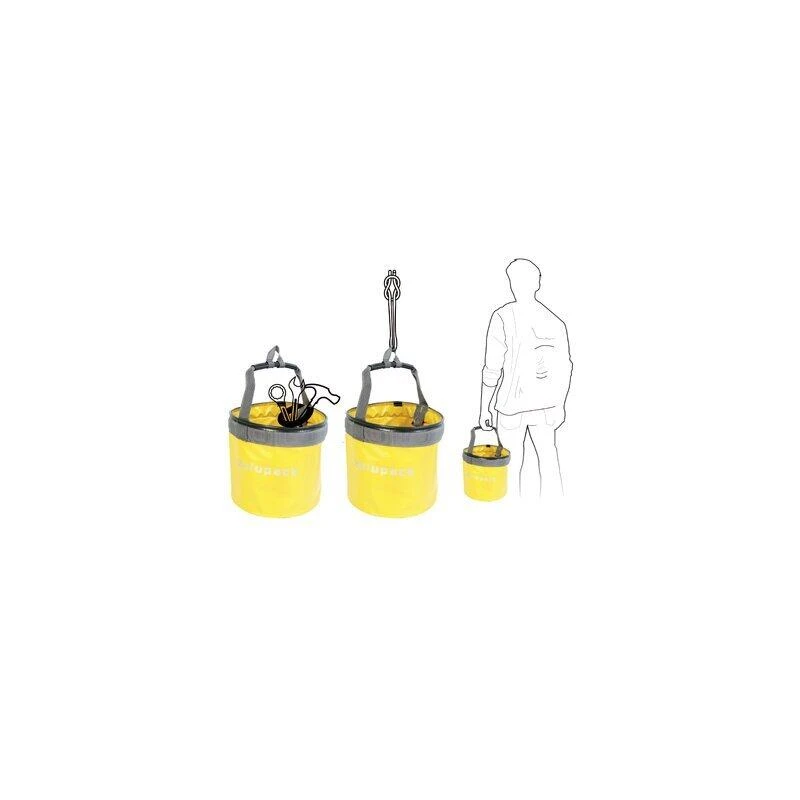 Seau Souple & Pliable 15L Jaune Zulupack 5 Seau Souple & Pliable 15L Jaune Zulupack - Image 3
