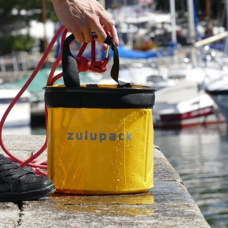 Seau Souple & Pliable 15L Jaune Zulupack 7 Seau Souple & Pliable 15L Jaune Zulupack - Image 5