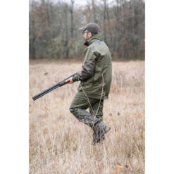 VESTE CHASSE Imperméable VERTE 500 15 VESTE CHASSE Imperméable VERTE 500 -Pêche Boutique veste chasse impermeable verte 500 3