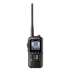 VHF Portable 6W étanche Flottante GPS, Grand écran, Noire